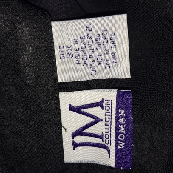 Jm plus size 3X sheer top - Picture 9 of 10